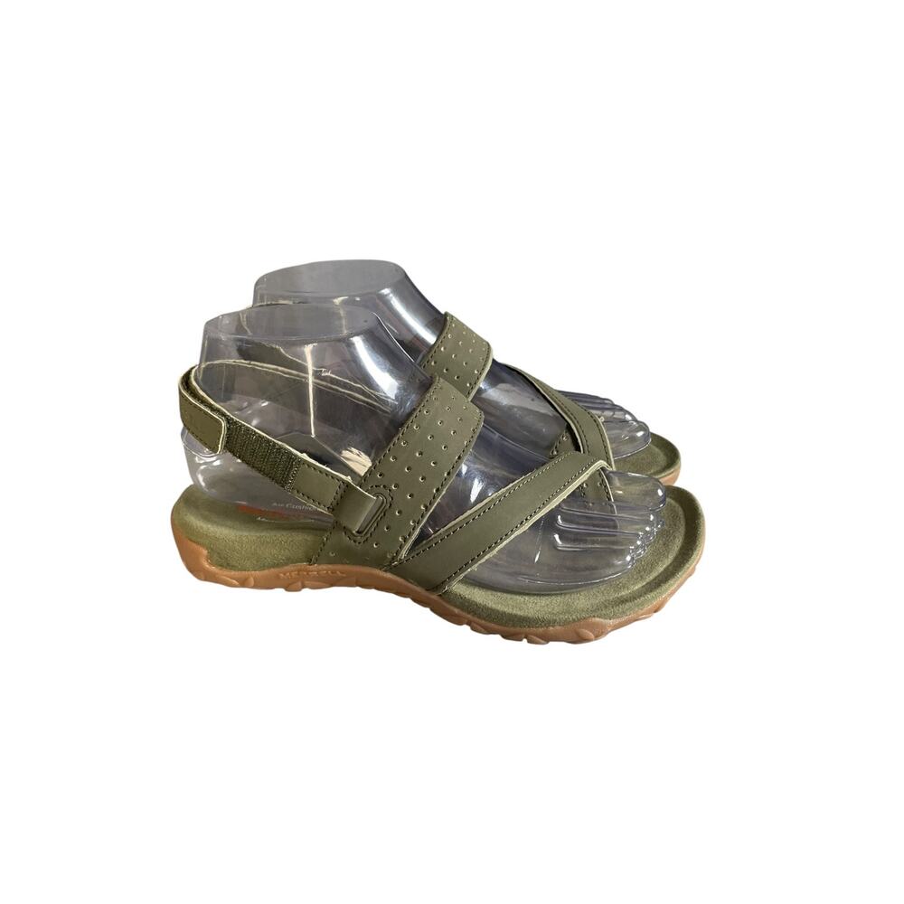 Merrell Women’s Terran Ari Convert Dusty Olive Green Sandals Size-5